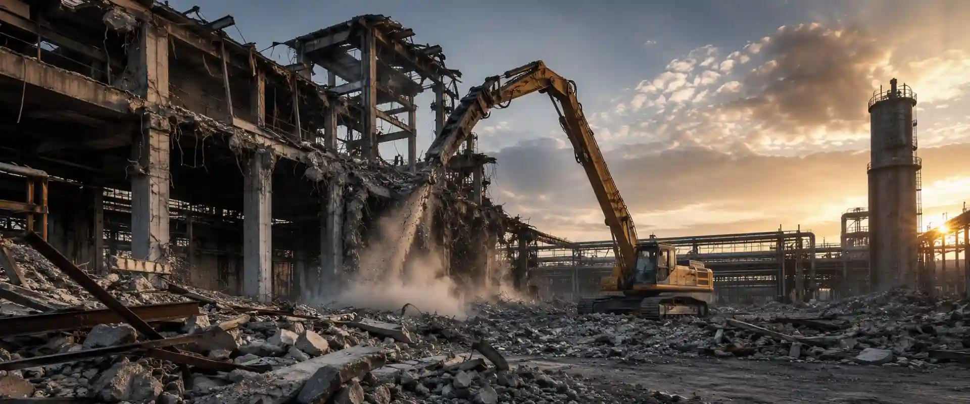 Demolição industrial