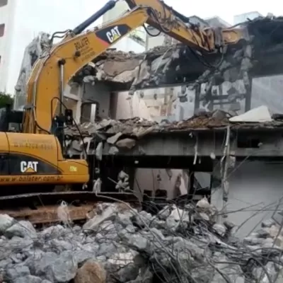 demolição de casas